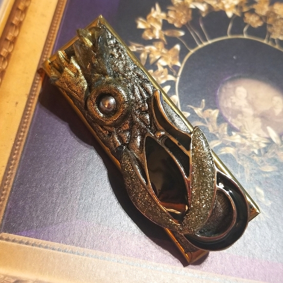 1960s Brutalist Artisan Mixed Media Brooch OOAK - Picture 2 of 8